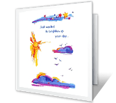 To Brighten Up Your Day thinking of you printable cards