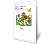 For Granddaughter thinking of you printable cards