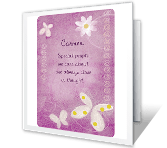 Your Special Way thinking of you printable cards