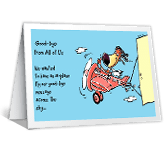 All We Could Afford good bye & good luck printable cards