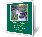 What's Wished for You happy anniversary printable cards