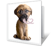 Tongue-tied happy anniversary printable cards