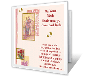 Your 30th Anniversary milestone anniversary printable cards