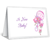Proud as Can Be congratulations on baby printable cards