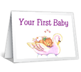 First Baby congratulations on baby printable cards