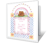 Two Little Twins twins printable cards