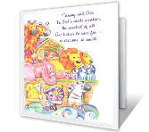 God's Sweetest Creation congratulations on baby printable cards