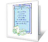 Little Bit of Heaven congratulations on baby printable cards