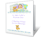 Special Blessings baptism printable cards