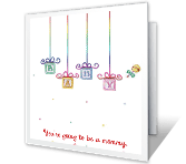 Wishes for Mommy parents-to-be printable cards