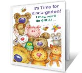 Kindergarten Greatness back to school printable cards