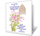 Love is the Greatest happy birthday printable cards