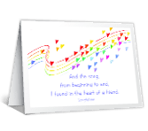 A Song in Your Heart happy birthday printable cards