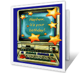 For Nephew happy birthday printable cards