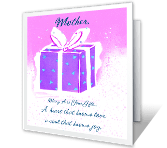 A Mother's Gifts happy birthday printable cards