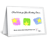 Hope, Peace, and a Smile happy birthday printable cards