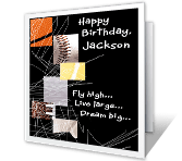 Make It a Great Year! happy birthday printable cards