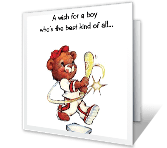To a Wonderful Sport happy birthday printable cards