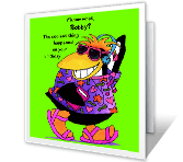 Coolest Thing Happened happy birthday printable cards