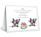 Your Check's in the Male happy birthday printable cards