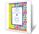 Thoughts Were on Time belated birthday printable cards