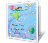 Come to My Party happy birthday printable cards