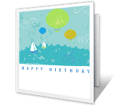 It's a Pleasure happy birthday printable cards