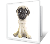 In the Doghouse belated birthday printable cards