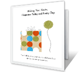 My Special Brother happy birthday printable cards