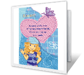 Hope You Can Come happy birthday printable cards
