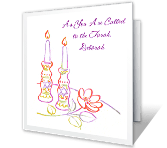 Called to the Torah congratulations printable cards