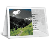 A Sure Success new job printable cards