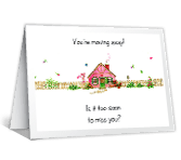 I Miss You Already! good luck printable cards