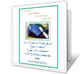 Celebrating a<br>New Beginning graduation printable cards