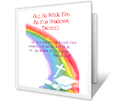 May God Be with You graduation printable cards