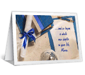 A New Chapter graduation printable cards