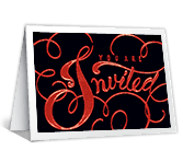 Invited' party printable cards