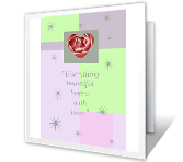 Happiness Always engagement printable cards