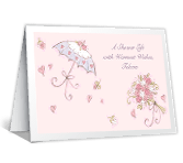 Shower of Wishes bridal shower printable cards