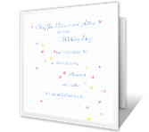 Sharing a Lifetime wedding printable cards