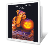 A Halloween Hi halloween printable cards
