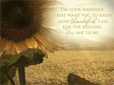 You Are A Blessing (Downloadable Music) happy birthday ecards