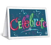 Celebrate <br> Happy New Year new years printable cards