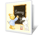 Please Forgive Me i'm sorry printable cards