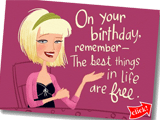 Best Things in Life happy birthday ecards