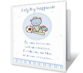 It's a Boy! baby shower printable cards