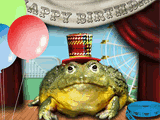 Carnival Frog pets ecard