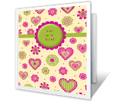 From Your Daughter, Mom mothers day printable cards