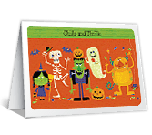 Chills and Thrills halloween printable cards