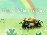 Pot-of-Gold Wishes st. patricks day ecards